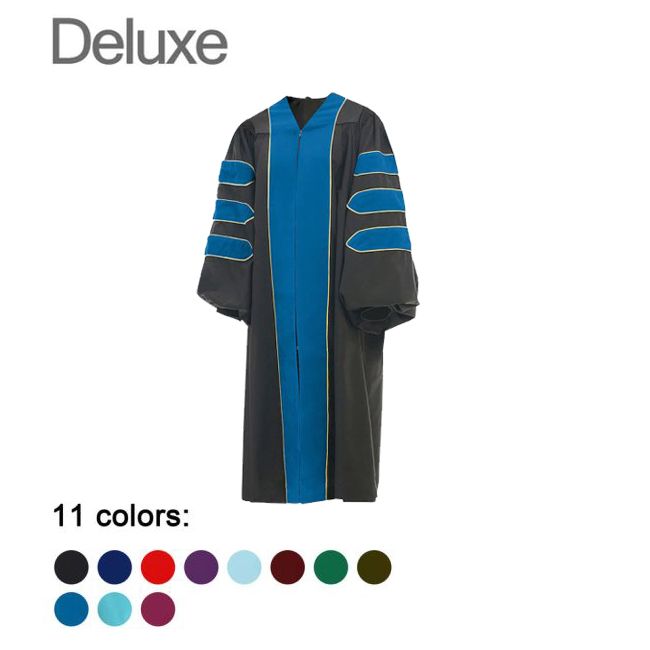 G-Faculty Faculty Regalia Graduation Gown without Gold Piping