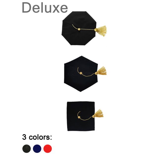 Tam-Tassel-Faculty Faculty Regalia Graduation Velvet Tam and Tassel Set
