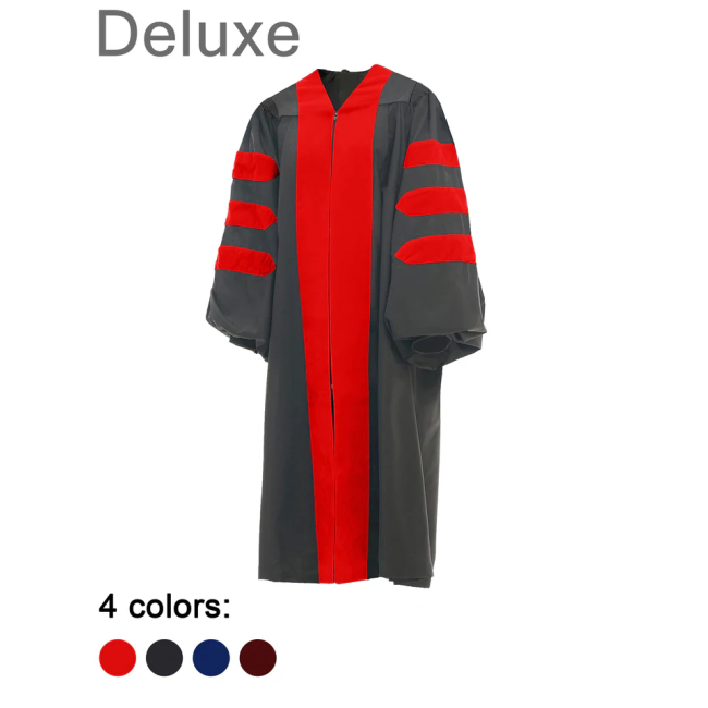 G-Doctoral Doctoral / PhD Graduation Gown without Gold Piping