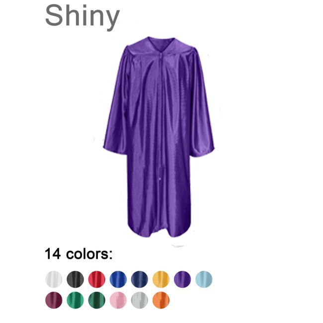 G-Shiny-Pre-k Pre-K / Kindergarten Graduation Gown Only Shiny Finish