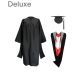 CGTH-Deluxe-Master Deluxe Masters Graduation Cap Gown Hood & Tassel Regalia Set