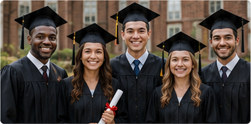 A journey of growth dreams and achievement celebrated with Graduation Cap and Gown Depot