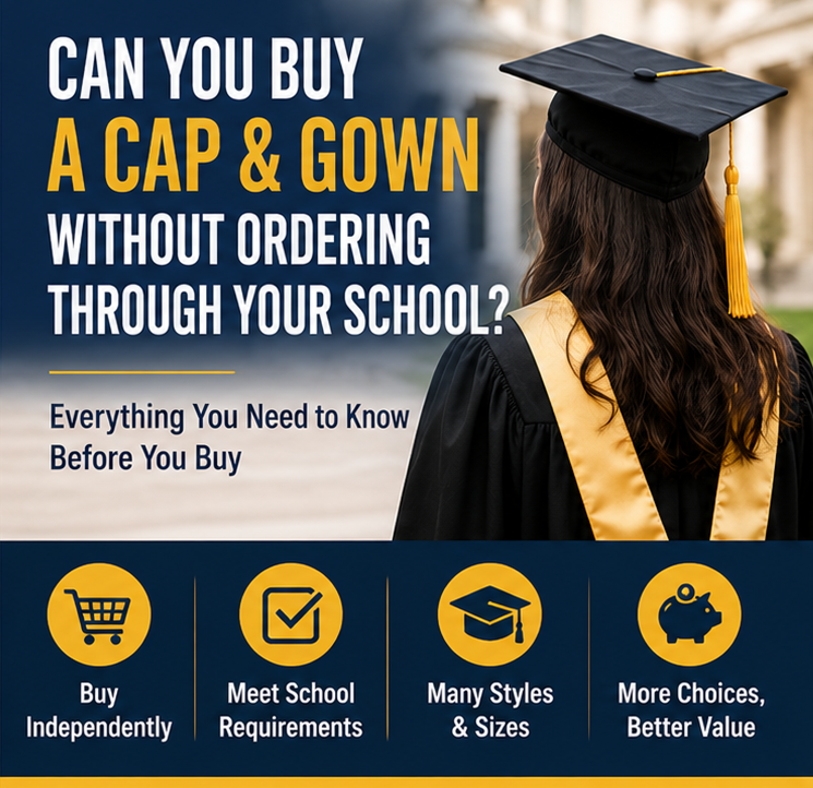 Can You Buy a Cap and Gown Without Ordering Through Your School? Guide on buying a cap and gown without ordering through your school by Cap and Gown Depot