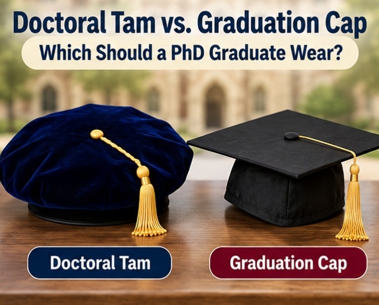 doctoral tam vs graduation cap - graduation cap and gown depot