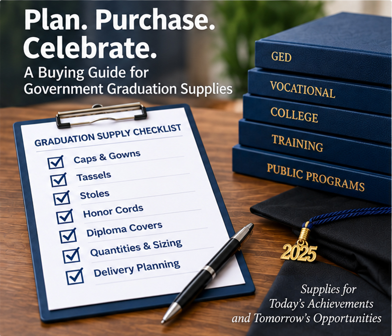 Government program graduation supply purchasing guide - graduation cap and gown depot