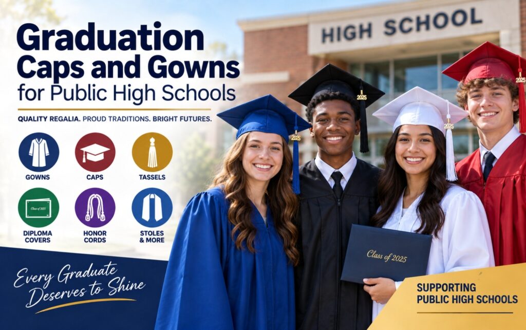 Public high school graduation regalia buying guide for schools and districts - graduation cap and gown depot