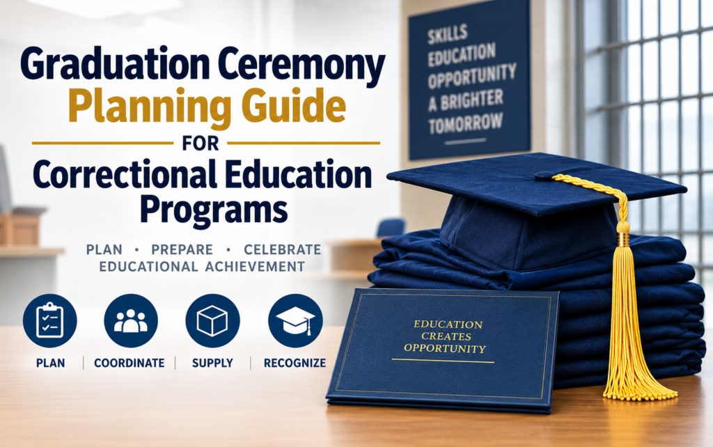 How to organize a graduation ceremony for correctional education students - graduation cap and gown depot