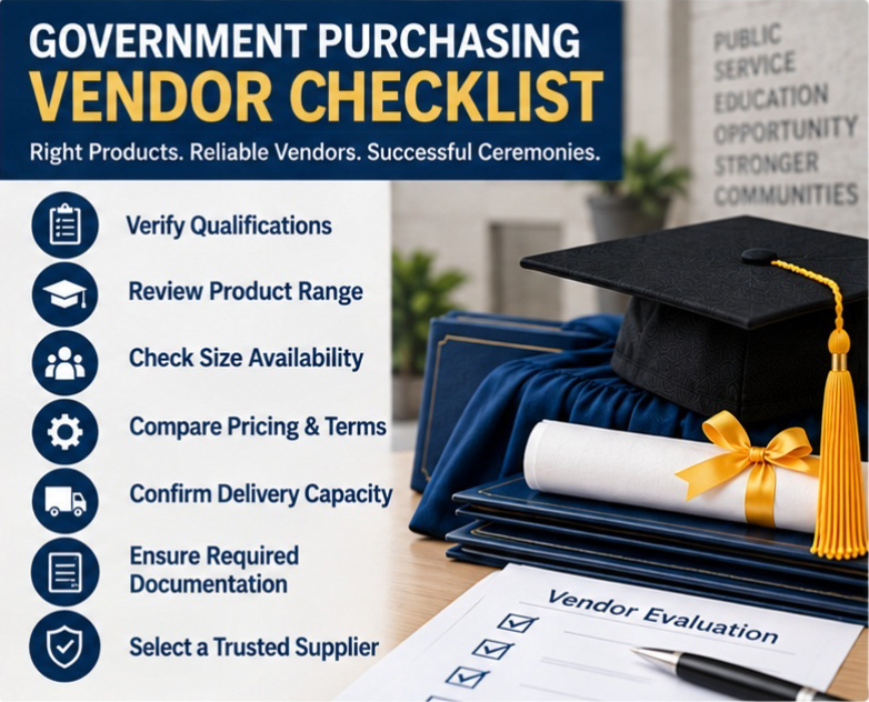 How government teams evaluate graduation regalia suppliers - graduation cap and gown depot