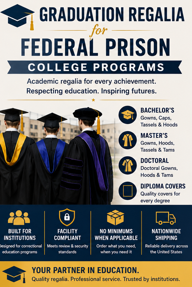 Federal Correctional College Graduation Apparel & Academic Regalia Procurement Guide Federal correctional college regalia procurement guide - graduation cap and gown depot