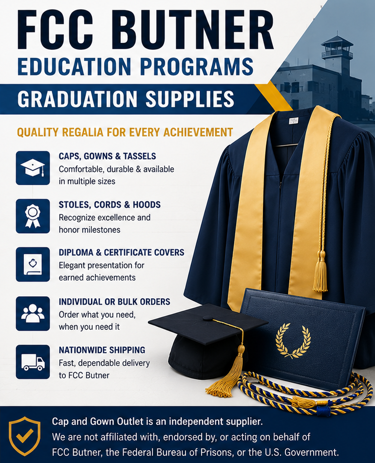 FCC Beaumont educational achievement graduation regalia guide -graduation cap and gown depot