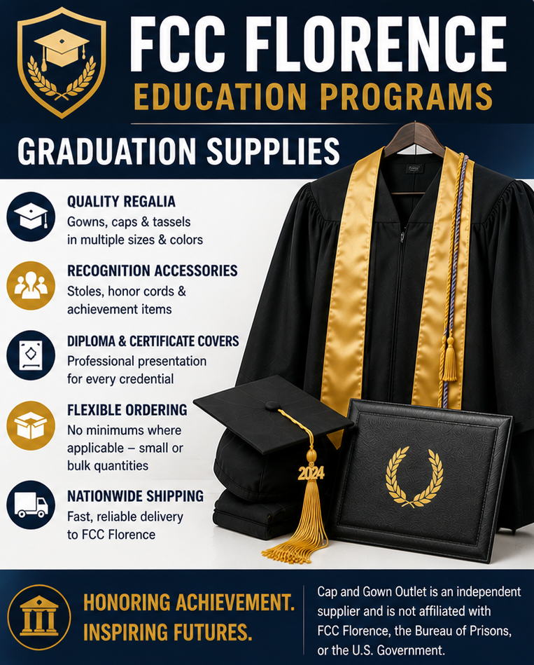 FCC Florence educational achievement ceremony supplies and institutional regalia planning guide - Graduation Cap & Gown Depot