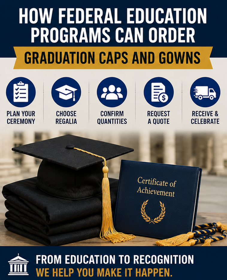 Federal graduation regalia procurement guide - cap and gown depot