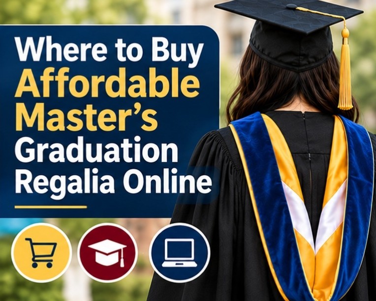 Budget-friendly master’s cap gown and hood sets online - graduation cap and gown depot