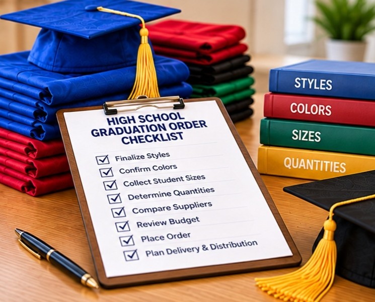High school graduation apparel procurement - graduation cap and gown depot