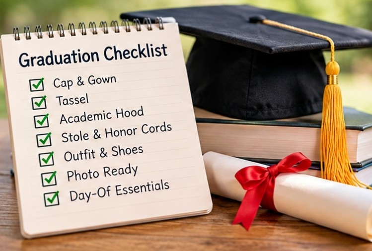 Preparing graduation regalia for commencement day - graduation cap and gown depot