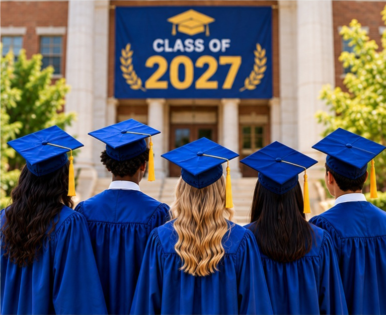 2027 school graduation apparel ordering calendar for caps and gowns