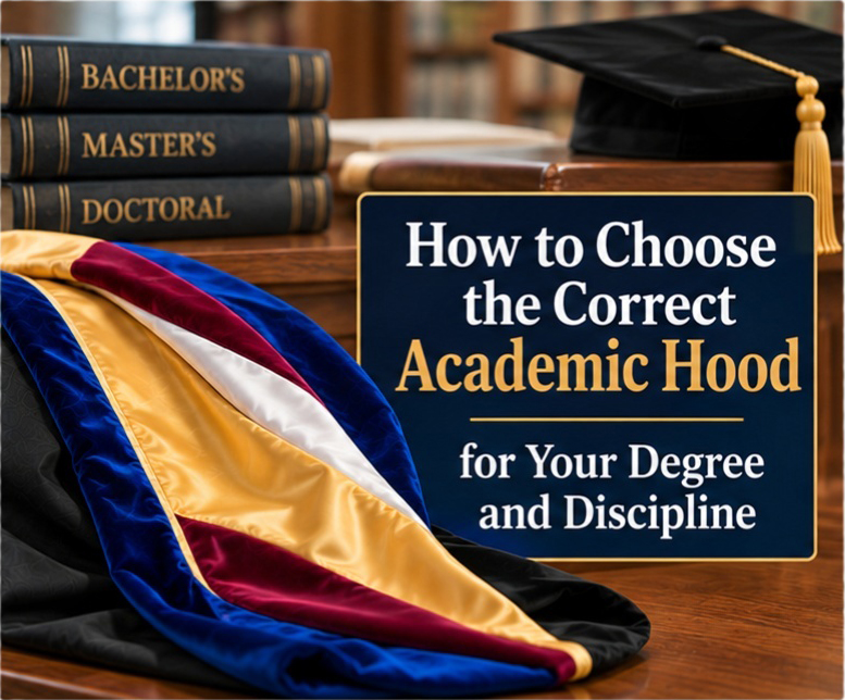Academic hood matching university requirements