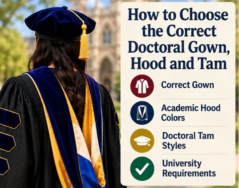 Doctoral regalia selection guide - graduation cap and gown depot