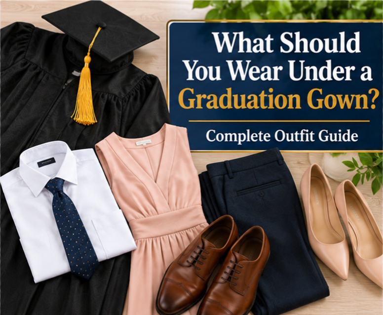Graduation cap and gown clothing guide